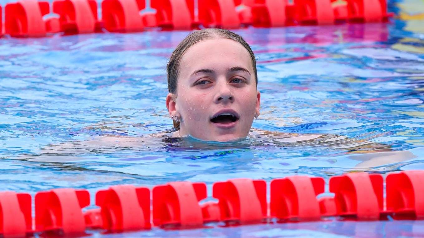 Slovenská plavkyňa Tamara Potocká. 