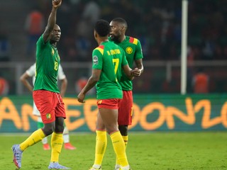 Futbalisti Kamerunu. 