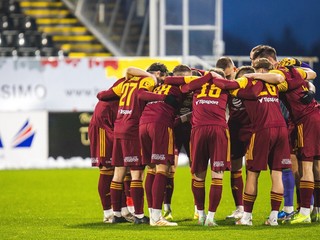 Futbalisti FK Dukla Praha.