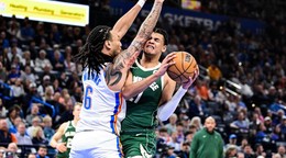 Ousmane Dieng a Jaylin Williams.