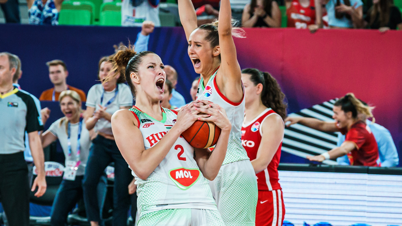Basketbalistky Maďarska zdolali Česko vo štvrťfinále ME 2023.