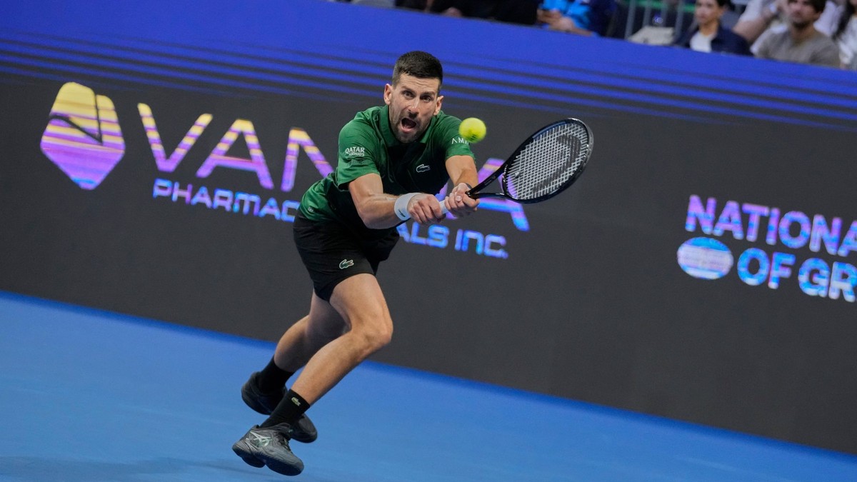 Srbský tenista Novak Djokovič.