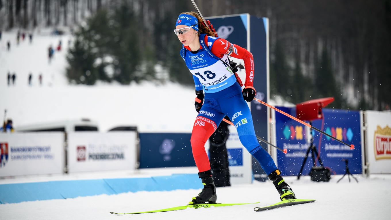 Tamara Molentová počas pretekov IBU Cupu v Osrblí 2026.