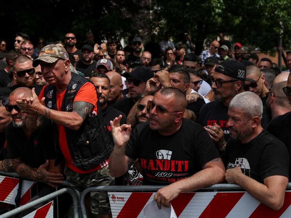 Členova ultras v Miláne