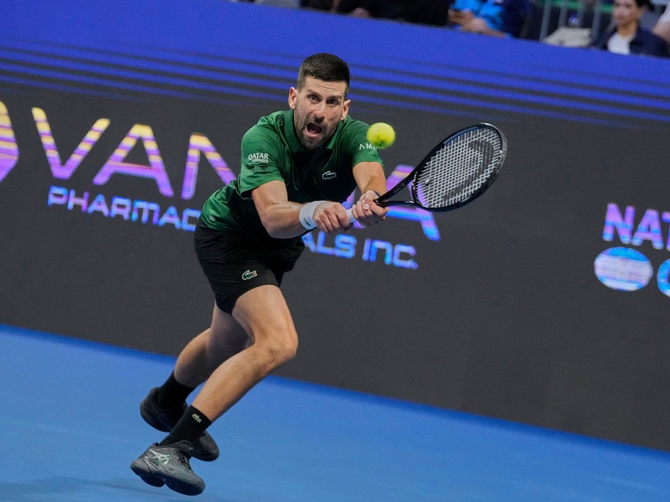 Srbský tenista Novak Djokovič.