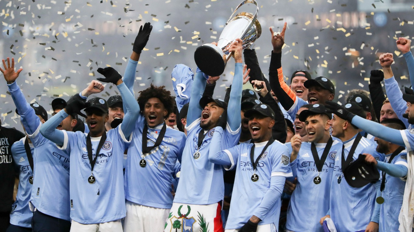 Futbalisti New York City.