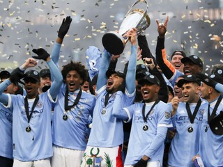 Futbalisti New York City.