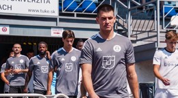 Futbalisti Slávia TU Košice.