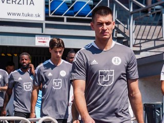 Futbalisti Slávia TU Košice.
