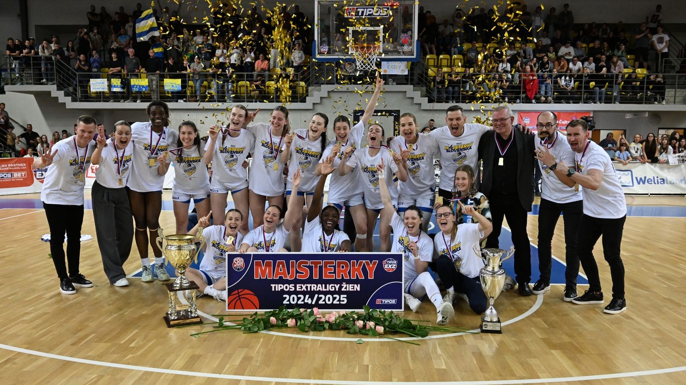 Piešťanské Čajky sa stali majsterkami Slovenska
