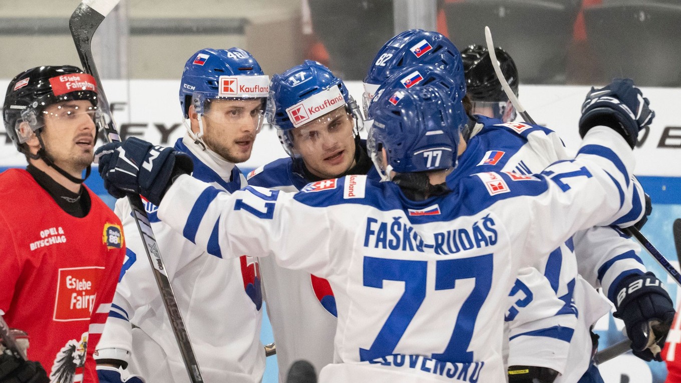 Gólová radosť slovenských hokejistov