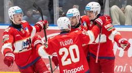 Hráči Liptovského Mikuláša sa tešia z gólu