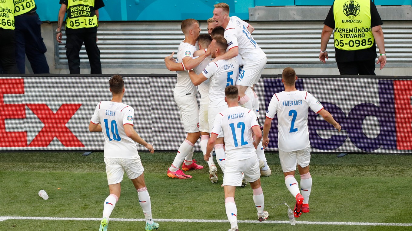Zápas Holandsko - Česko na EURO 2020 / 2021.