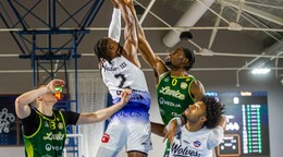 Momentka zo zápasu Košice Wolves - Patrioti Levice.