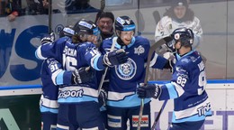 Radosť hráčov Nitry po góle
