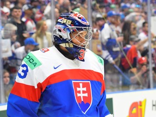 Stanislav Škorvánek na MS v hokeji 2024 v Ostrave.