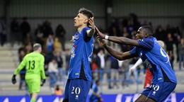 David Hrnčár oslavuje gól.