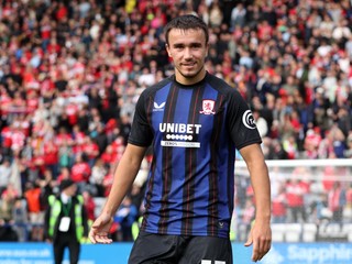 David Strelec v drese Middlesbrough