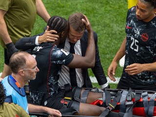 Zranený Ismael Kone