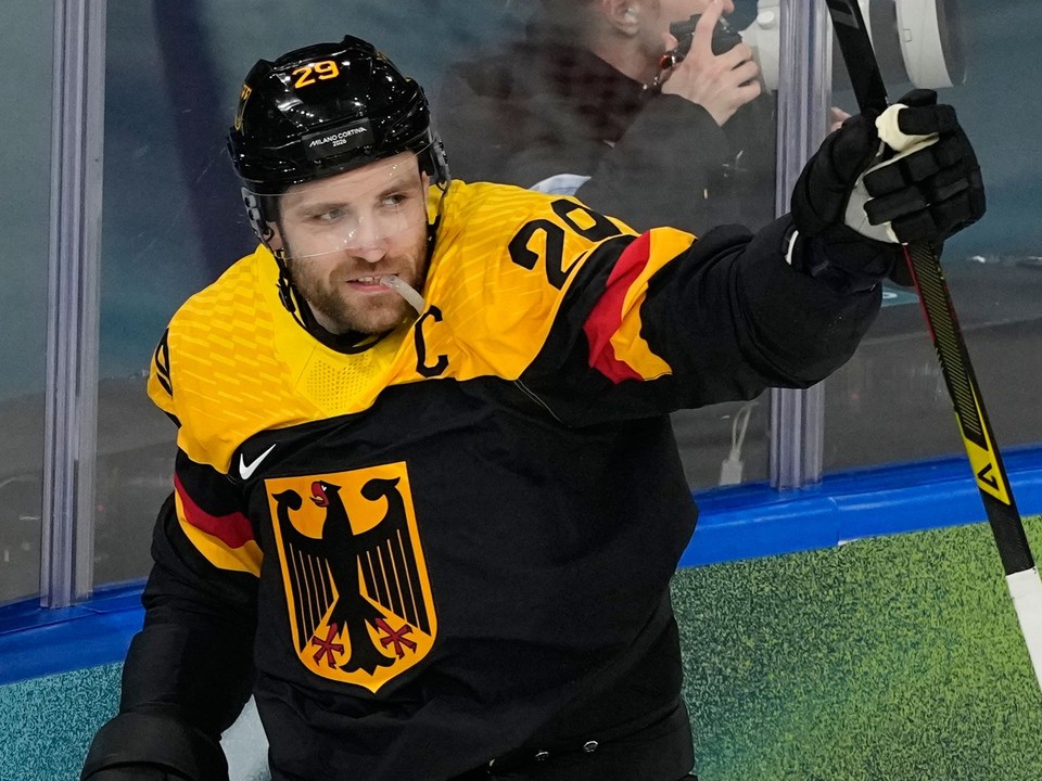 Nemecký hokejista Leon Draisaitl (29).