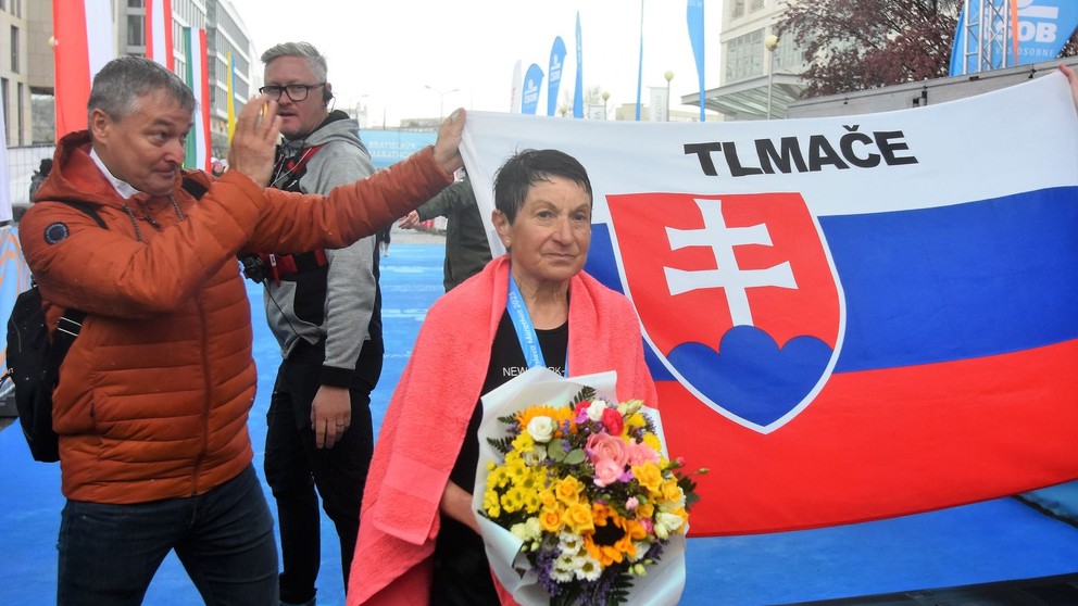 Eva Seidlová na ČSOB Bratislava Marathon 2023.