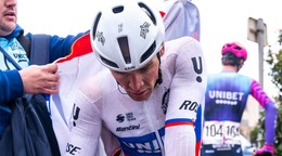 Slovenský cyklista Lukáš Kubiš.