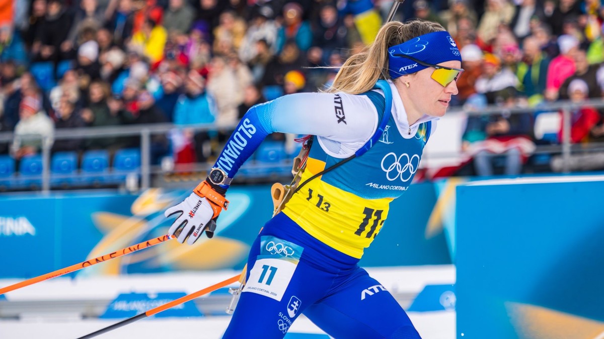 Paulína Bátovská Fialková počas ZOH 2026.