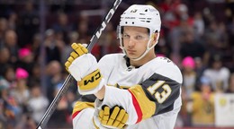 Jakub Demek v drese Vegas Golden Knights.
