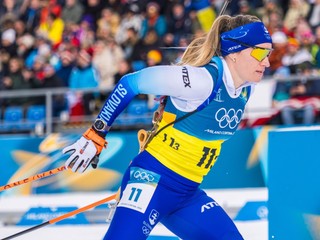 Paulína Bátovská Fialková počas ZOH 2026.