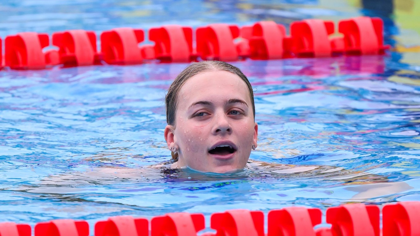 Slovenská plavkyňa Tamara Potocká. 