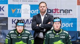 Tréner Vlci Žilina Milan Bartovič.