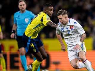Tomáš Suslov v zápase proti Švédsku.