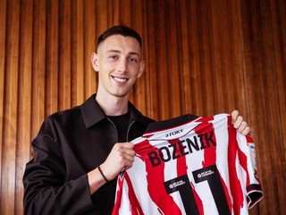 Róbert Boženík v Stoke City.