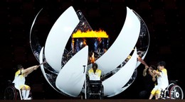 Otvárací ceremoniál Paralympijských hier v Tokiu 2020.