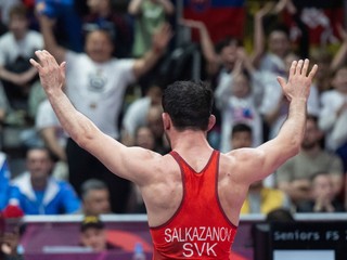 Slovenský zápasník Tajmuraz Salkazanov.