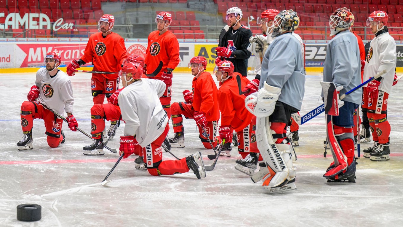 Hokejisti HC Prešov.