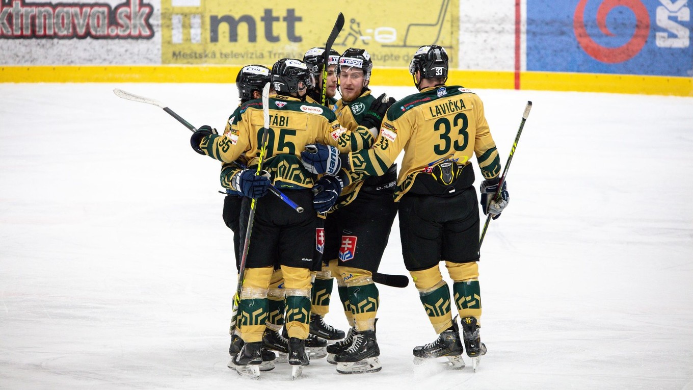Hokejisti HK Levice.