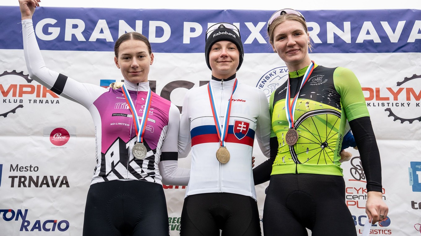 Viktória Chladoňová sa stala majsterkou Slovenska v cyklokrose 2025. 