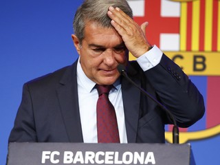 Prezident FC Barcelona Joan Laporta.