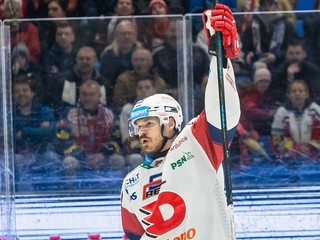 Miloš Kelemen oslavuje gól.