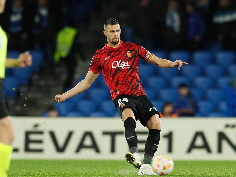 Martin Valjent v drese RCD Mallorca.