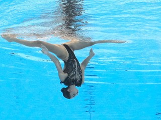 Grécka synchronizovaná plavkyňa Evangelia Plataniotiová