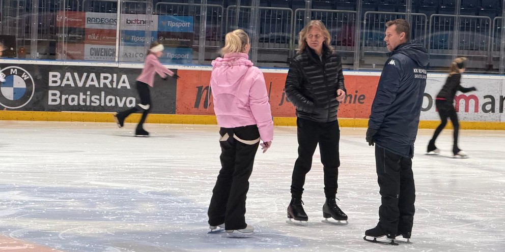 Jozef Sabovčík počas kempu v Bratislave.