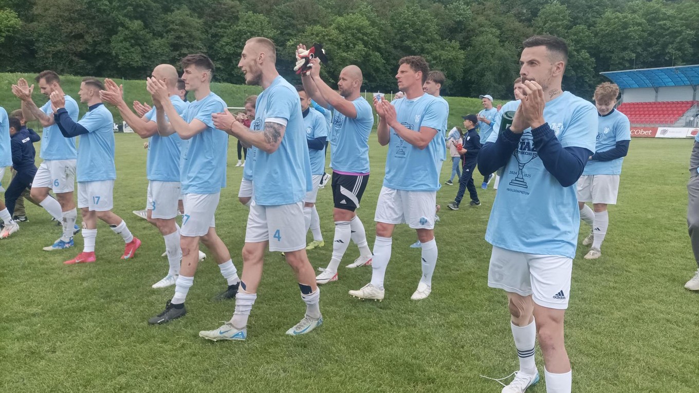 Futbalisti AC Nitra. 