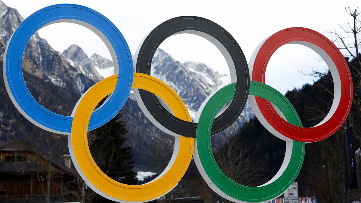FILE - Olympic rings are seen near the village of Anterselva where the biathlon discipline will take place during the Milan Cortina 2026 Winter Olympics, in northern Italy, Saturday, Jan. 25, 2025. (AP Photo/Alessandro Trovati, File)

- 2026 Winter Olympic Games;Milan Cortina Winter Olympic Games