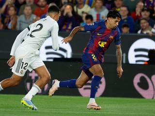 Záber zo zápasu Barcelona - Real Madrid