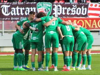Futbalisti FC Tatran Prešov.