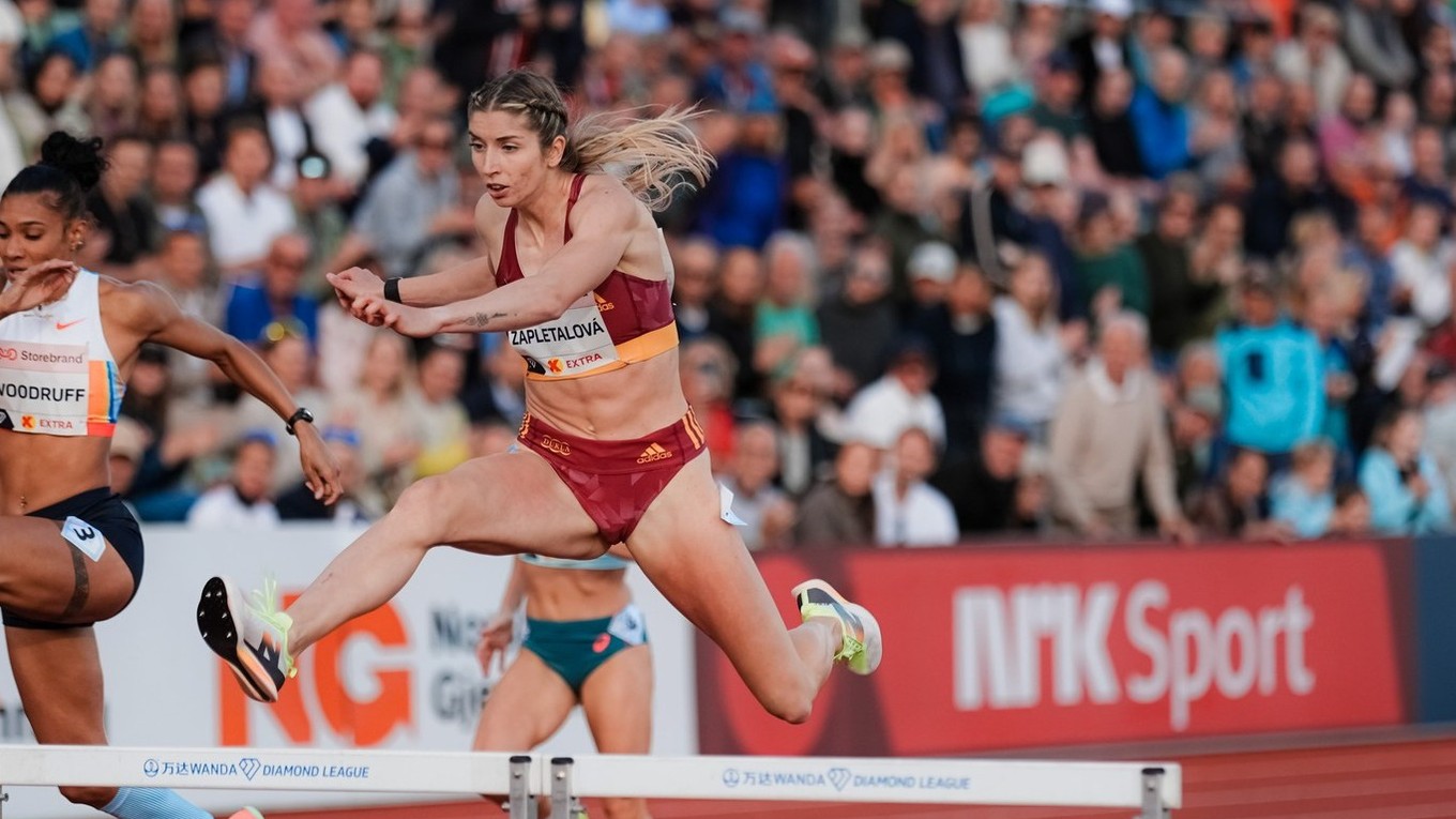 Slovenská atlétka Emma Zapletalová.
