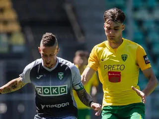 Momentka zo zápasu Žilina - Karviná