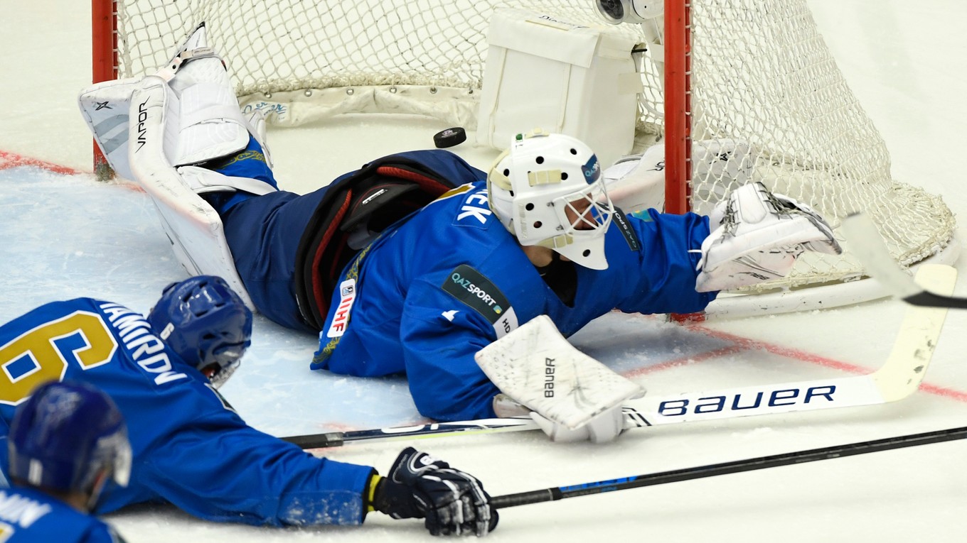 Hokejisti Kazachstanu - ilustračná fotografia.